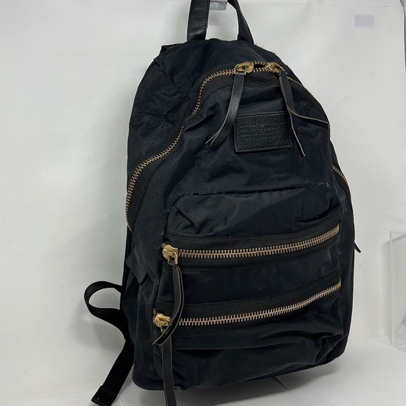 Marc By Marc Jacobs Ballistic Nylon Backpack With Leather Trim - Picture 3 of 14
